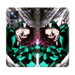 Housse Cuir Portefeuille Pour Xiaomi 12T Manga Demon Slayer Tanjiro