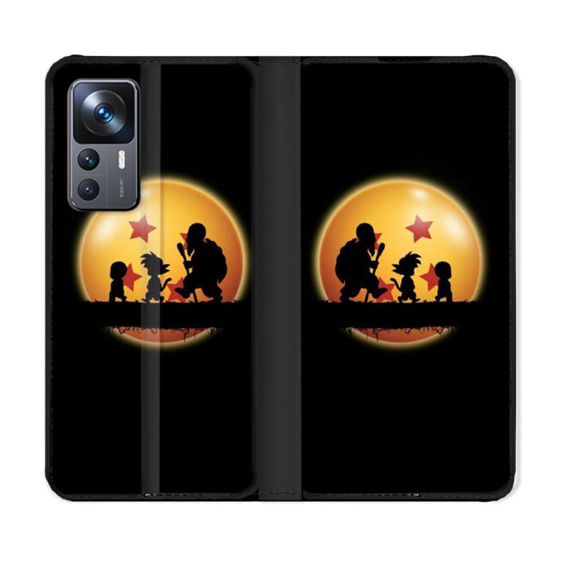Housse Cuir Portefeuille Pour Xiaomi 12T Manga Dragon Ball Vintage