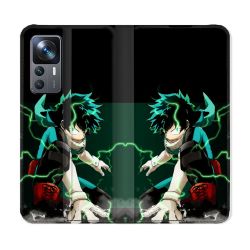 Housse Cuir Portefeuille Pour Xiaomi 12T Manga My Hero Academia Deku