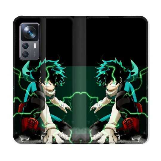 Housse Cuir Portefeuille Pour Xiaomi 12T Manga My Hero Academia Deku