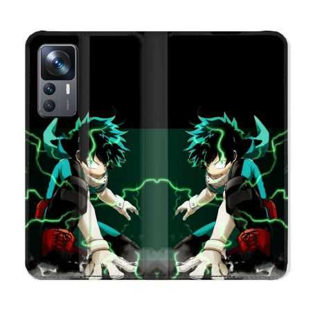 Housse Cuir Portefeuille Pour Xiaomi 12T Manga My Hero Academia Deku