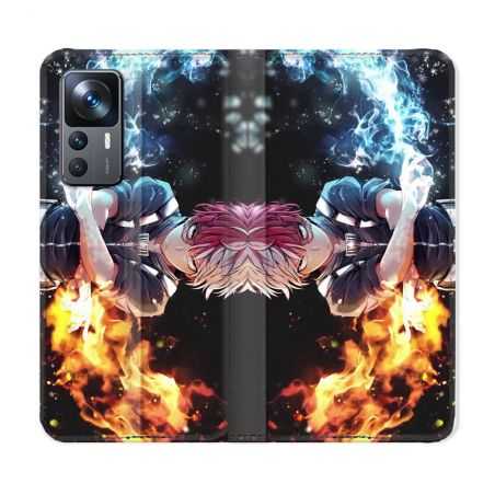 Housse Cuir Portefeuille Pour Xiaomi 12T Manga My Hero Academia Shoto
