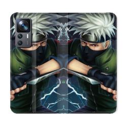 Housse Cuir Portefeuille Pour Xiaomi 12T Manga Naruto Kakashi