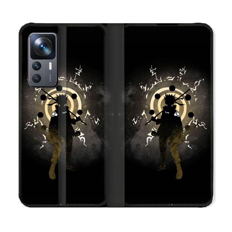 Housse Cuir Portefeuille Pour Xiaomi 12T Manga Naruto Sage