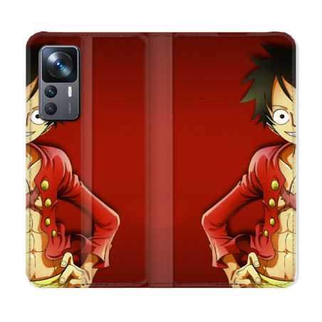Housse Cuir Portefeuille Pour Xiaomi 12T Manga One Piece Luffy