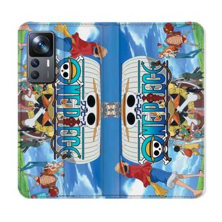 Housse Cuir Portefeuille Pour Xiaomi 12T Manga One Piece Sunny