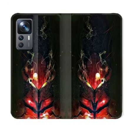 Housse Cuir Portefeuille Pour Xiaomi 12T Manga Solo Leveling Igris