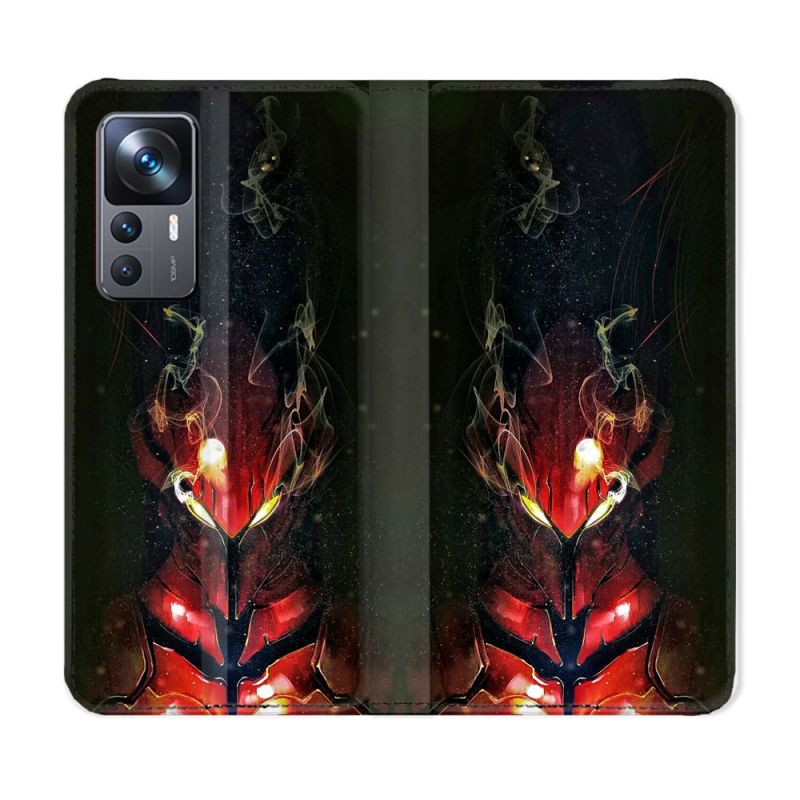 Housse Cuir Portefeuille Pour Xiaomi 12T Manga Solo Leveling Igris