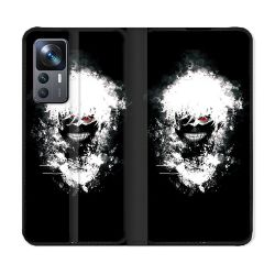 Housse Cuir Portefeuille Pour Xiaomi 12T Manga Tokyo Ghoul Kaneki Tag