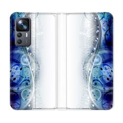 Housse Cuir Portefeuille Pour Xiaomi 12T Musique Partition Vague