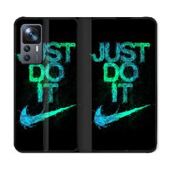 Housse Cuir Portefeuille Pour Xiaomi 12T Nike Just Do It