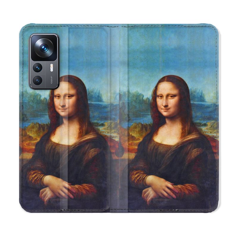 Housse Cuir Portefeuille Pour Xiaomi 12T Peinture Joconde