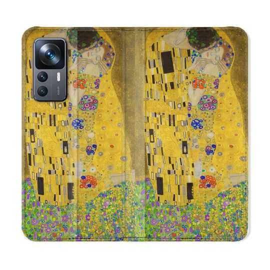 Housse Cuir Portefeuille Pour Xiaomi 12T Peinture Le Baiser