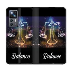 Housse Cuir Portefeuille Pour Xiaomi 12T Signe Zodiaque 2 Balance