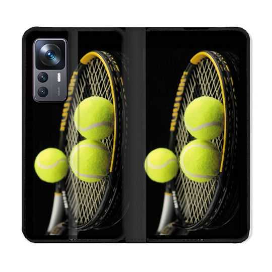 Housse Cuir Portefeuille Pour Xiaomi 12T Sport Tennis Balls