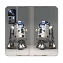 Housse Cuir Portefeuille Pour Xiaomi 12T Star Wars - R2D2