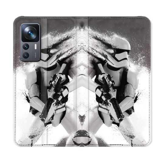 Housse Cuir Portefeuille Pour Xiaomi 12T Star Wars - Trooper