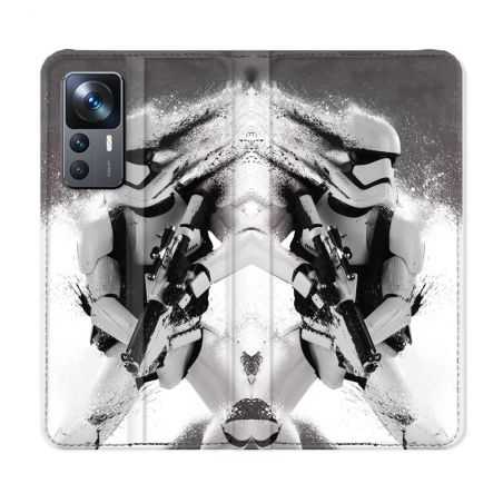 Housse Cuir Portefeuille Pour Xiaomi 12T Star Wars - Trooper