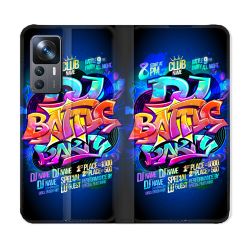 Housse Cuir Portefeuille Pour Xiaomi 12T Street Art Rap
