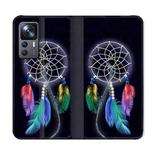 Housse Cuir Portefeuille Pour Xiaomi 12T Zen Attrape Reve Multicolore