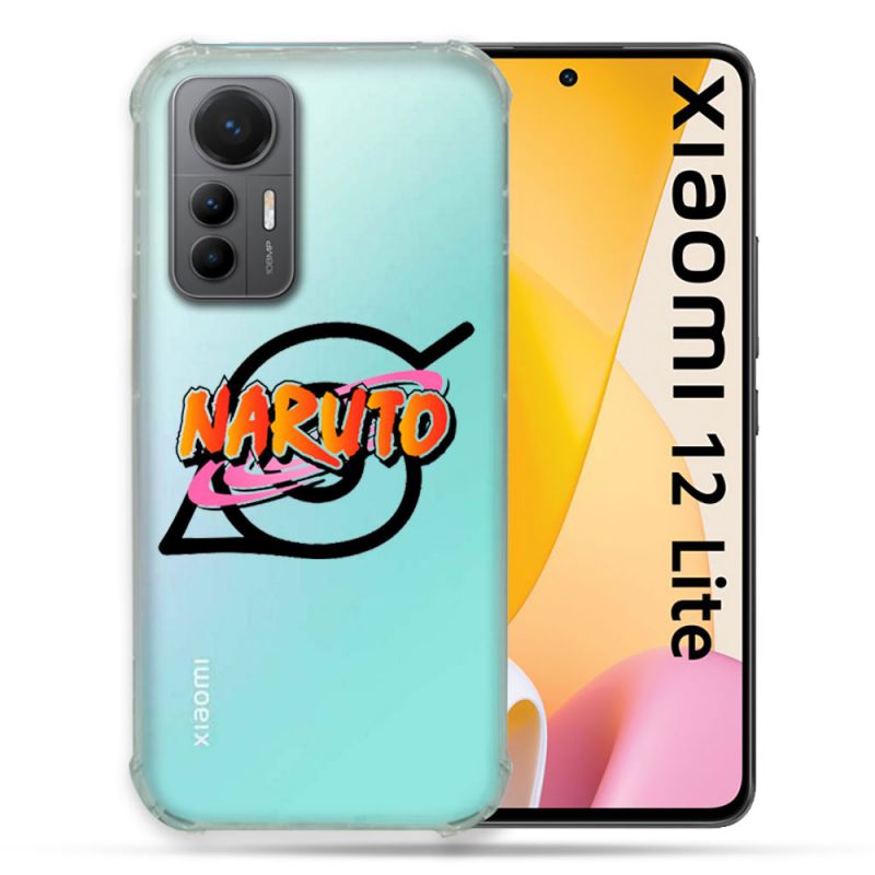 Coque Renforcée En Verre Trempé Transparente Pour Xiaomi 12 Lite Naruto Logo