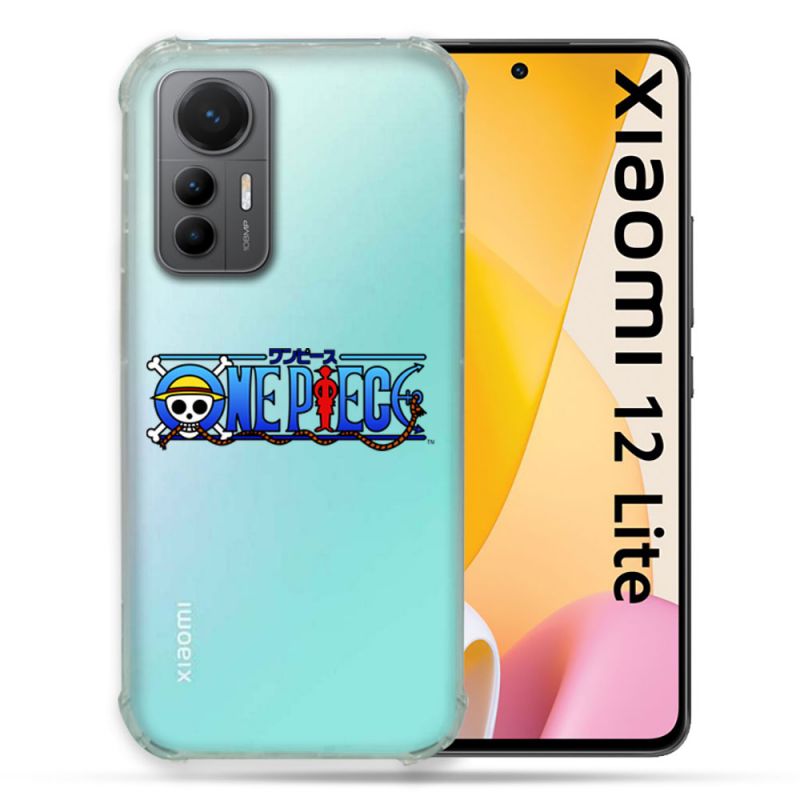 Coque Renforcée En Verre Trempé Transparente Pour Xiaomi 12 Lite One Piece Logo