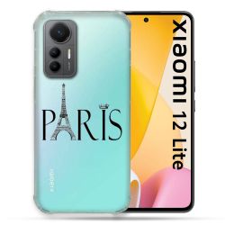 Coque Renforcée En Verre Trempé Transparente Pour Xiaomi 12 Lite Paris Noir