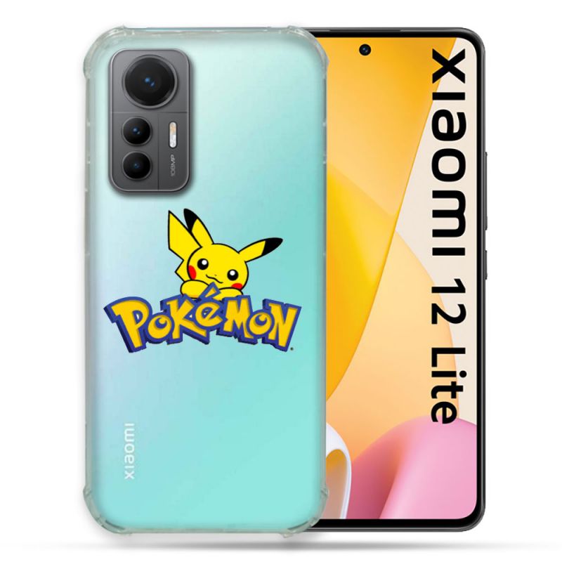 Coque Renforcée En Verre Trempé Transparente Pour Xiaomi 12 Lite Pokemon