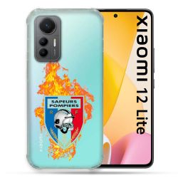 Coque Renforcée En Verre Trempé Transparente Pour Xiaomi 12 Lite Pompier Feu
