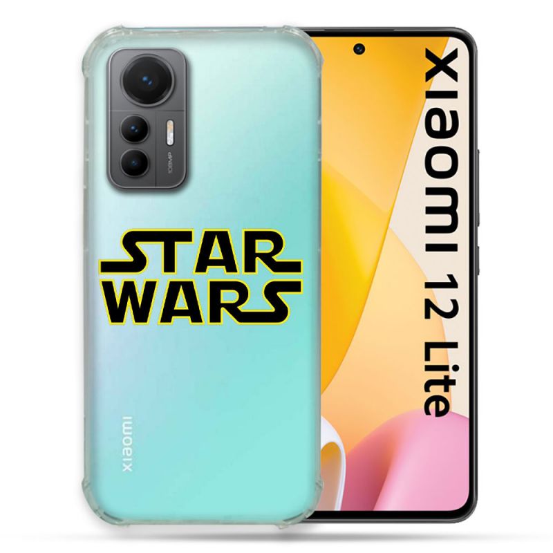 Coque Renforcée En Verre Trempé Transparente Pour Xiaomi 12 Lite Star Wars
