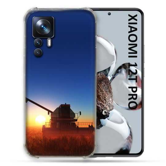 Coque Renforcée Pour Xiaomi 12T Pro Agriculture Moissonneuse Soleil
