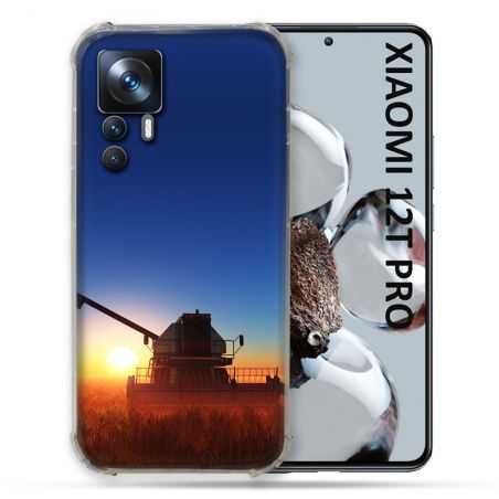 Coque Renforcée Pour Xiaomi 12T Pro Agriculture Moissonneuse Soleil