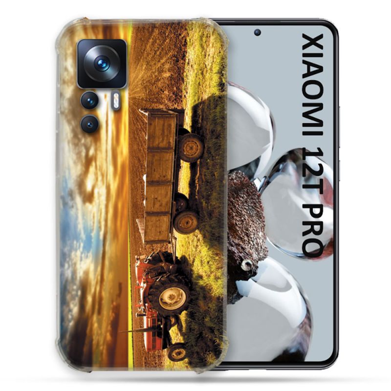 Coque Renforcée Pour Xiaomi 12T Pro Agriculture Tracteur Color