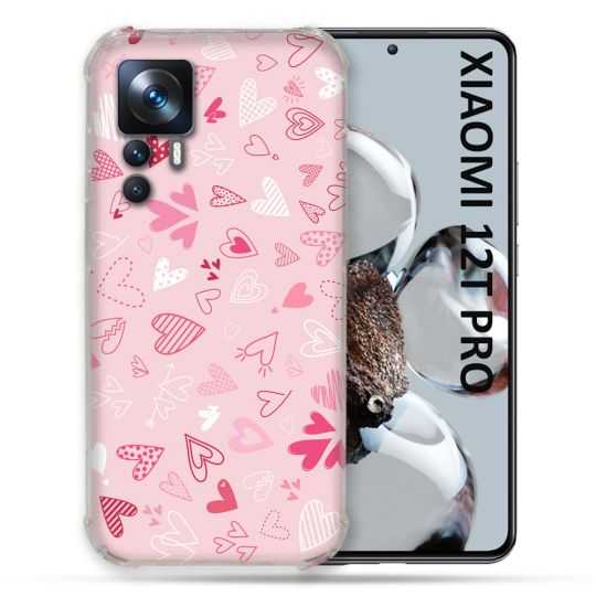 Coque Renforcée Pour Xiaomi 12T Pro Amour Ptis Coeurs