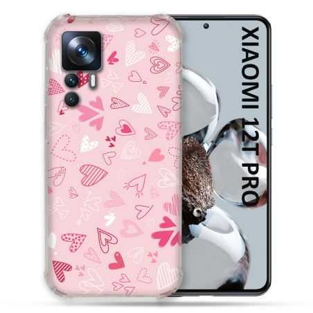 Coque Renforcée Pour Xiaomi 12T Pro Amour Ptis Coeurs