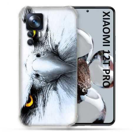 Coque Renforcée Pour Xiaomi 12T Pro Animal Aigle Royal Blanc