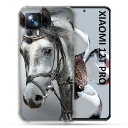 Coque Renforcée Pour Xiaomi 12T Pro Animal Cheval Blanc
