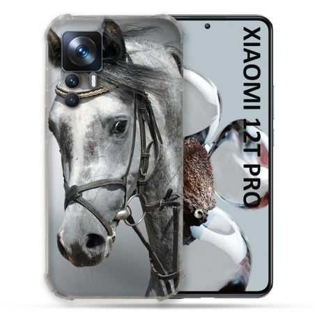 Coque Renforcée Pour Xiaomi 12T Pro Animal Cheval Blanc