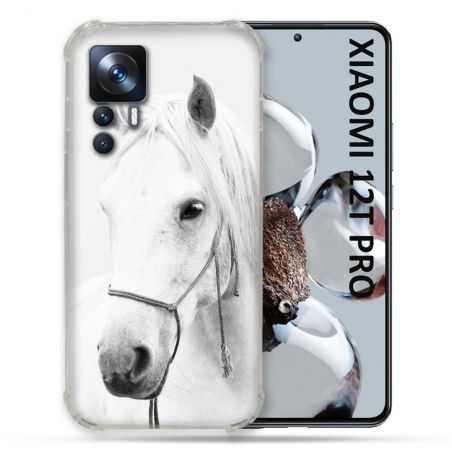 Coque Renforcée Pour Xiaomi 12T Pro Animal Cheval Cristal