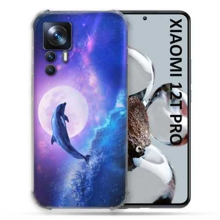 Coque Renforcée Pour Xiaomi 12T Pro Animal Dauphin Vague