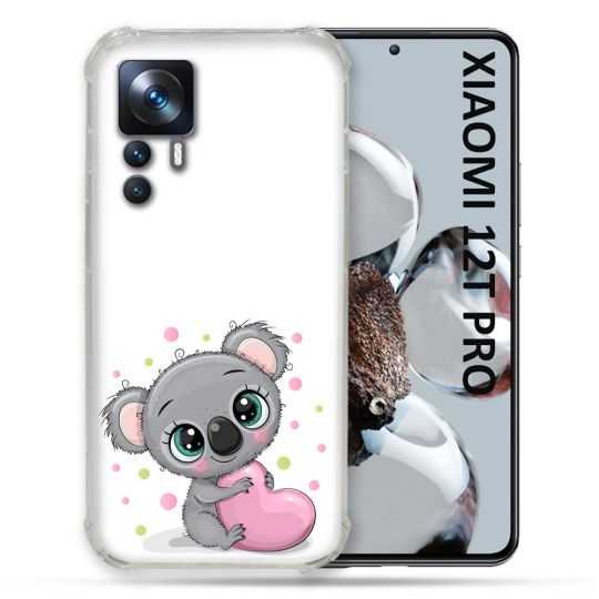 Coque Renforcée Pour Xiaomi 12T Pro Animal Koala Cœur