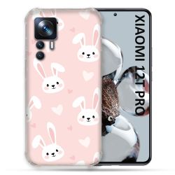 Coque Renforcée Pour Xiaomi 12T Pro Animal Lapin Rose