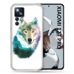 Coque Renforcée Pour Xiaomi 12T Pro Animal Loup Montagne