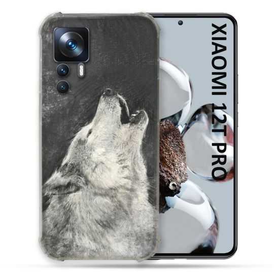 Coque Renforcée Pour Xiaomi 12T Pro Animal Loup Hurlement