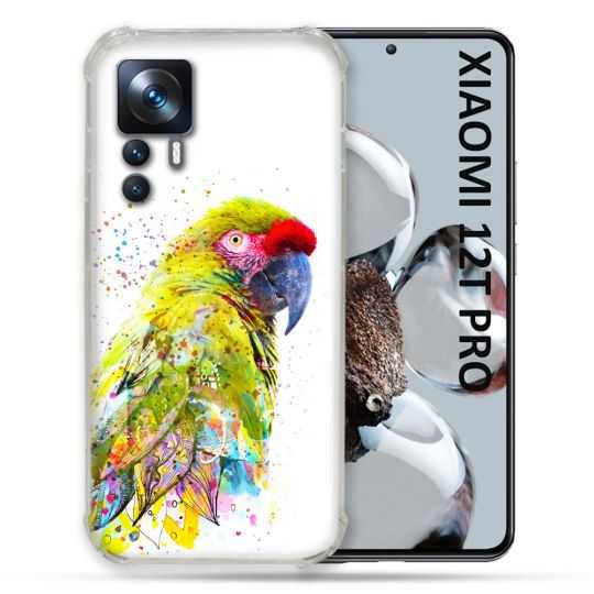 Coque Renforcée Pour Xiaomi 12T Pro Animal Perroquet Jaune