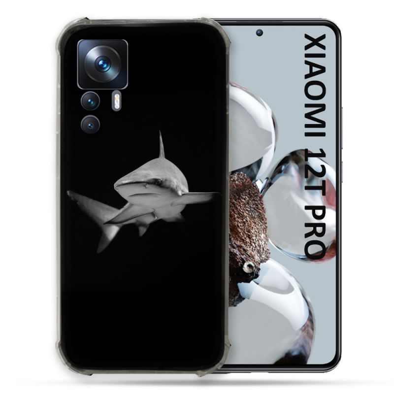 Coque Renforcée Pour Xiaomi 12T Pro Animal Requin Sombre