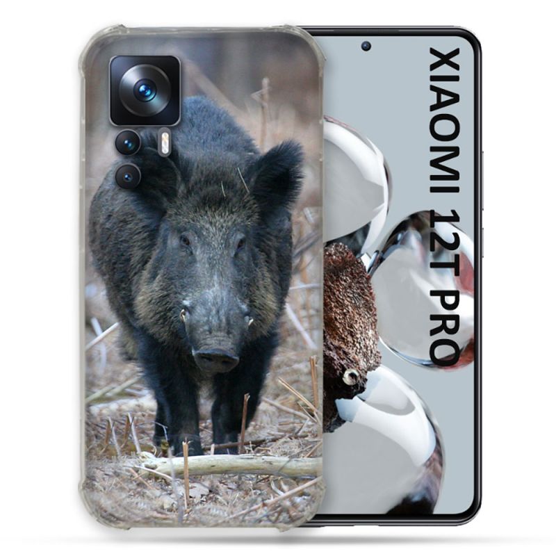 Coque Renforcée Pour Xiaomi 12T Pro Chasse Sanglier Pin