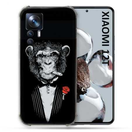 Coque Renforcée Pour Xiaomi 12T Pro Decale Singe Mafia