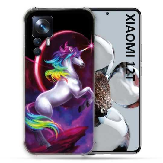Coque Renforcée Pour Xiaomi 12T Pro Fantastique Licorne Arc en ciel