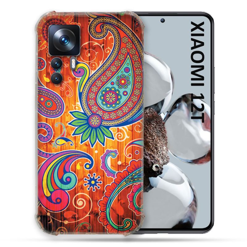 Coque Renforcée Pour Xiaomi 12T Pro Fleur Psychedelic